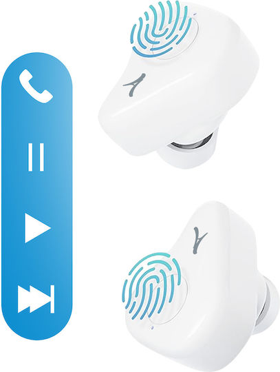 Akashi Ηχείο Bluetooth 5W με Διάρκεια Μπαταρίας έως 5 ώρες Λευκό
