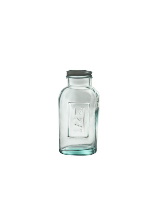 Vidrios San Miguel General Use Glass Jar with Lid Transparent 500ml 1 Piece