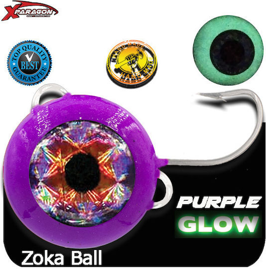X-paragon Zoka Ball Ζόκα Glow Extra Power Φωσφόρου 110gr Purple