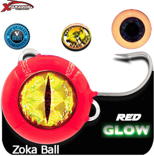 X-paragon Zoka Ball Ζόκα Glow Extra Power Φωσφόρου 140gr Red