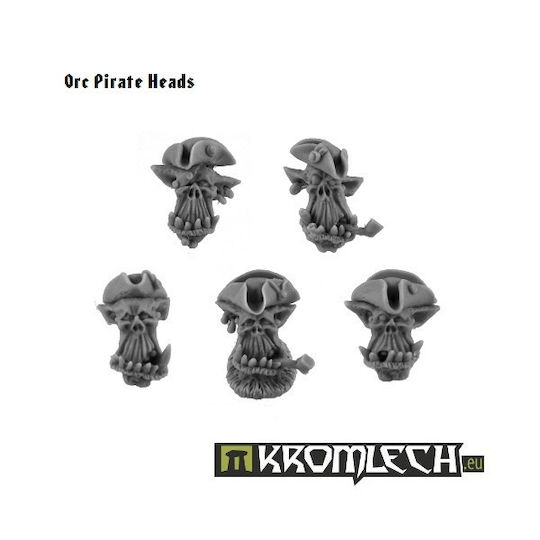 Kromlech Orc Piratenköpfe 10