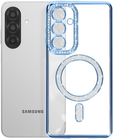 Avizar Diamond Case Samsung Galaxy A26 Magsafe Outline Strass Blue