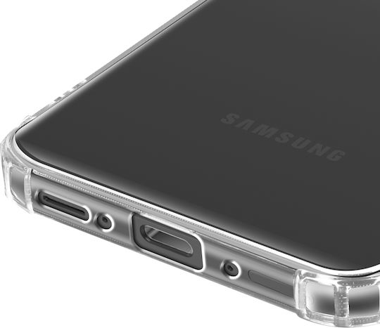 Akashi Handyhülle Samsung Galaxy A36 Silikon Stoßfest Verstärkt Münzen Transparent