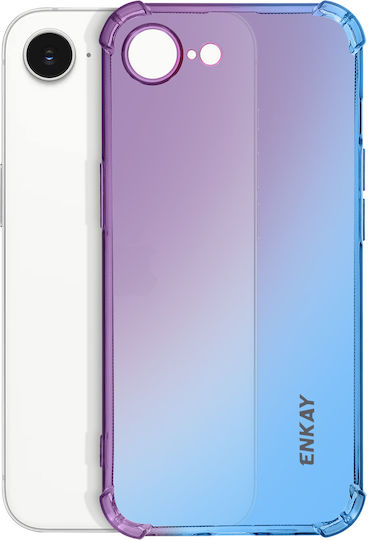 Enkay Silicone Case Iphone 16e Gradient Blue