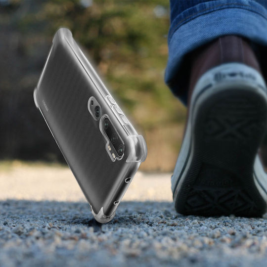 Akashi Калъф За Мобилни Телефони Xiaomi Mi Note 10 10 Pro Силиконов Удароустойчив Подсилени Ъгли Прозрачен