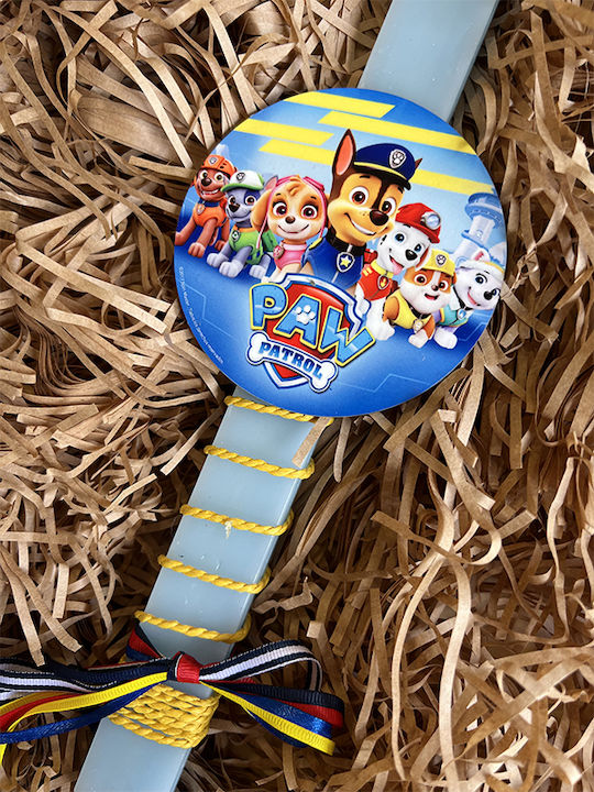 Пасхална Свещ Paw Patrol Плакет Бяла Пасхална Свещ Paw Patrol Плакет Бяла
