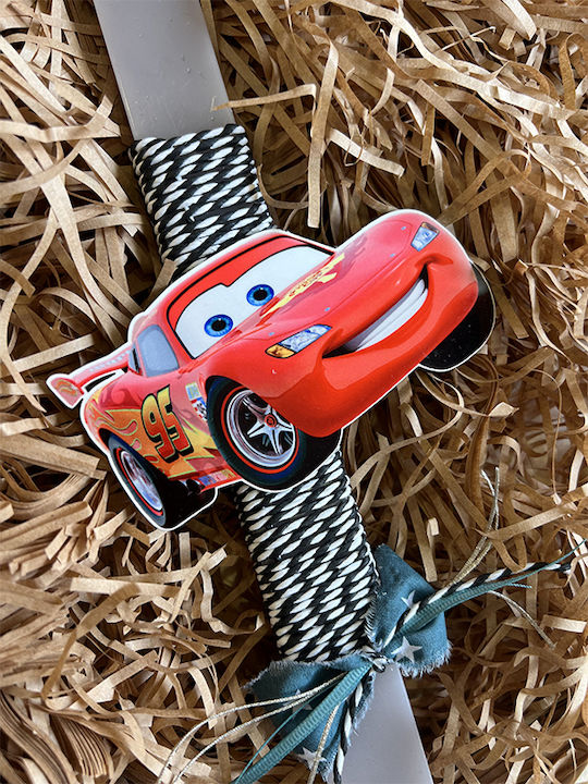 Пасхална Свещ Disney Cars Плакет Бяла Пасхална Свещ Disney Cars Плакет Бяла