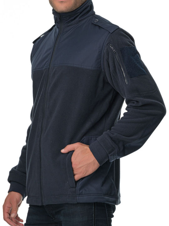 GreekForces Ζακέτα Fleece Μαύρο