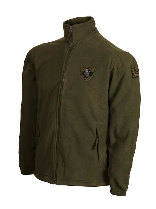 GreekForces Kräfte Jagdjacke Vlies Khaki