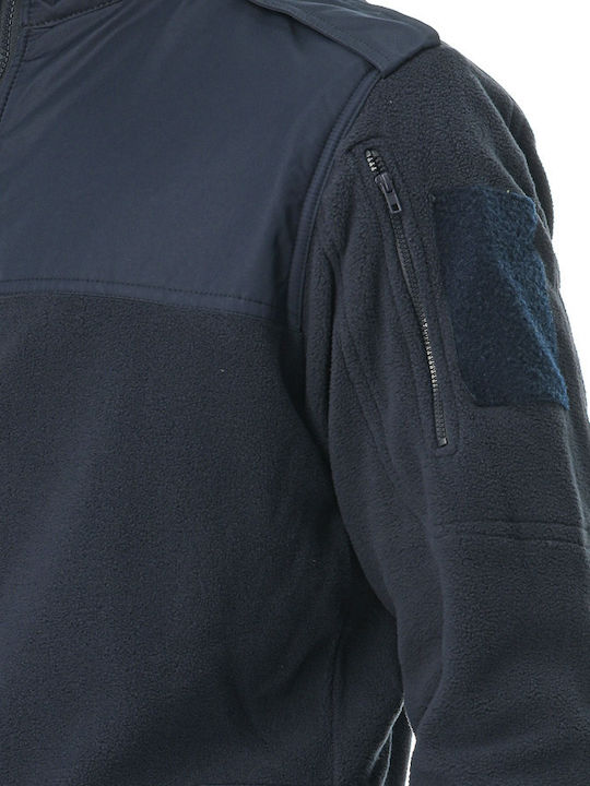 GreekForces Hunting Cardigan Fleece Black