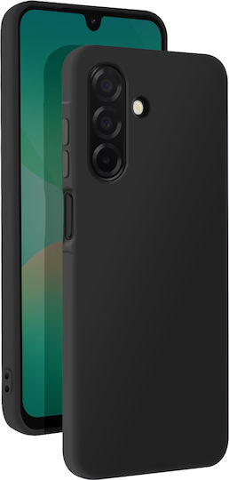 Akashi Silicone Flexible Gum Touch Back Cover for Samsung Galaxy A26 Black
