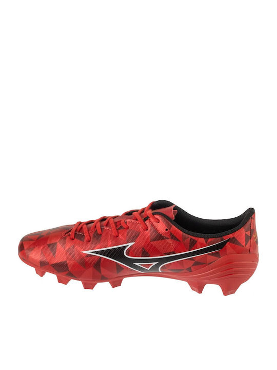 Mizuno Alpha Ii FG Fußballschuhe mit Stollen Rote