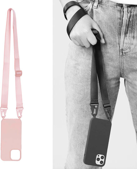 Eko Case iPhone 13 Ultra-rezistent Carabinier Lanyard Roz