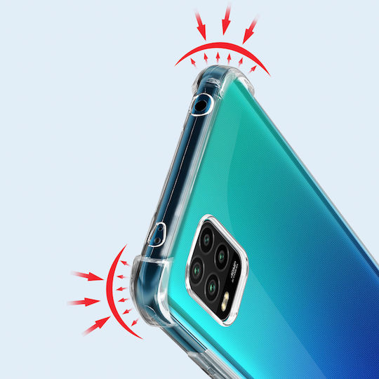 Rückseitencover Xiaomi Mi 10 Lite Verstärkte Ecken Akashi Transparent