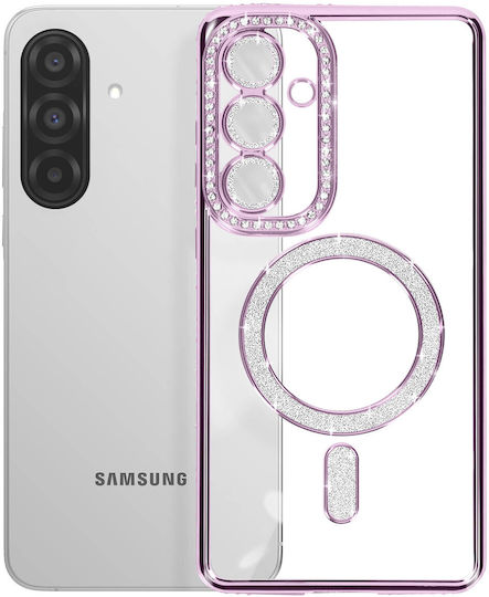 Avizar Diamond Case Samsung Galaxy A56 Magsafe Outline Strass Purple