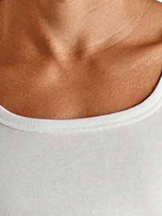 Men's Cotton Sleeveless Undershirt Mtoo 29233 White