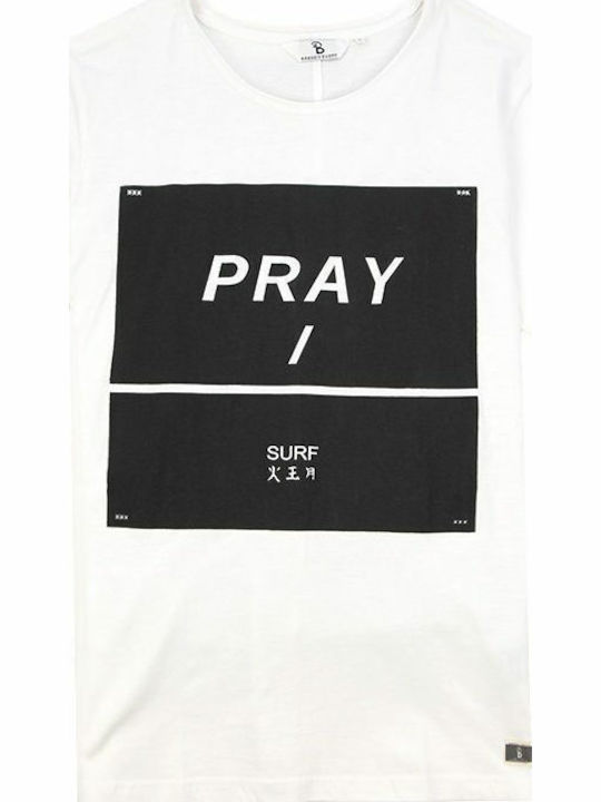 Baker's Dozen T-shirt Men Baker's Dozen Λευκο Bkr-52
