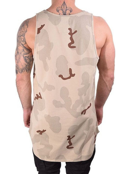 Cayler & Sons Men Rebel Youth Tank Top Desert Camo Black Csbl-ss18-ap-32
