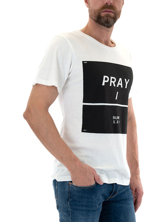 Baker's Dozen T-shirt Men Baker's Dozen Λευκο Bkr-52