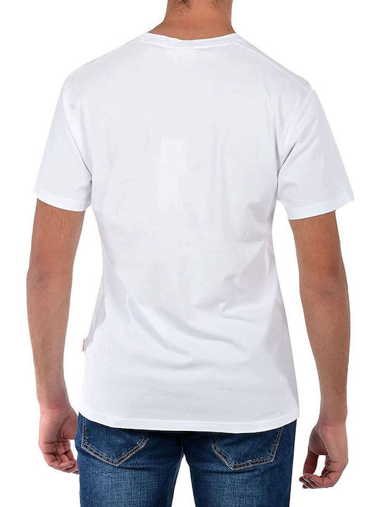 Μπλούζα Κοντομάνικη Sundek Logo M026tej7853-white Ανδρικό
