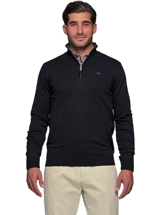 Gnious Cotton Knit Zipper – 3001879098 Black