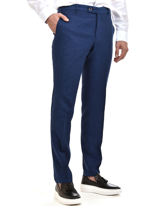 Bizzaro Trousers Linen-blue Μπλε 4107.8330-6tr