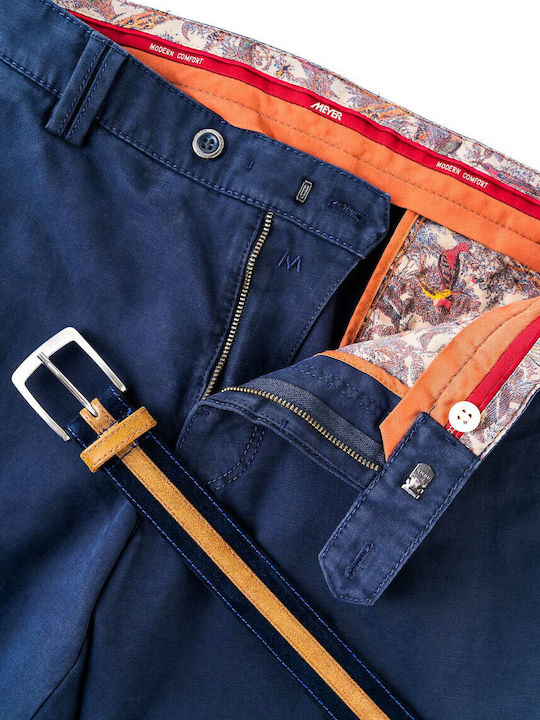 Meyer Trousers Belt Series Bonn 2 2 3511 18 Blue
