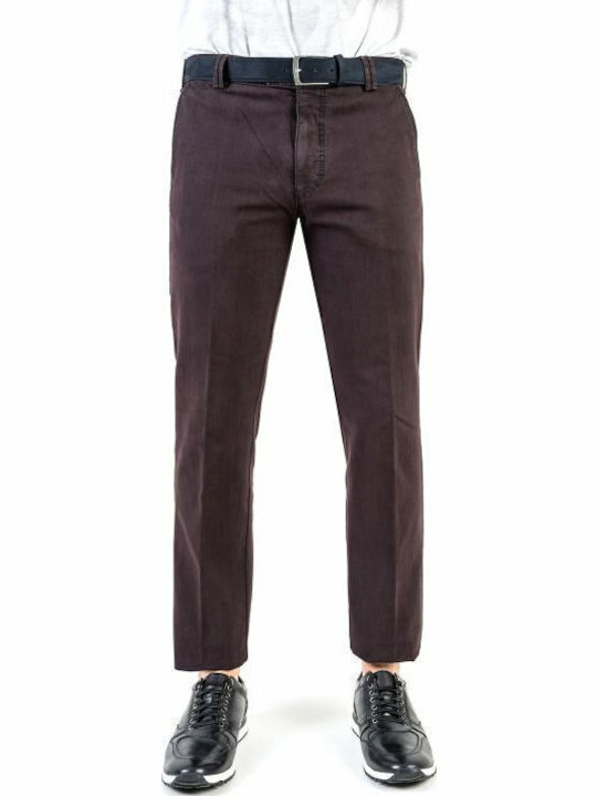 Meyer Trousers Belt Series New York 2 2 5522 58 Wine
