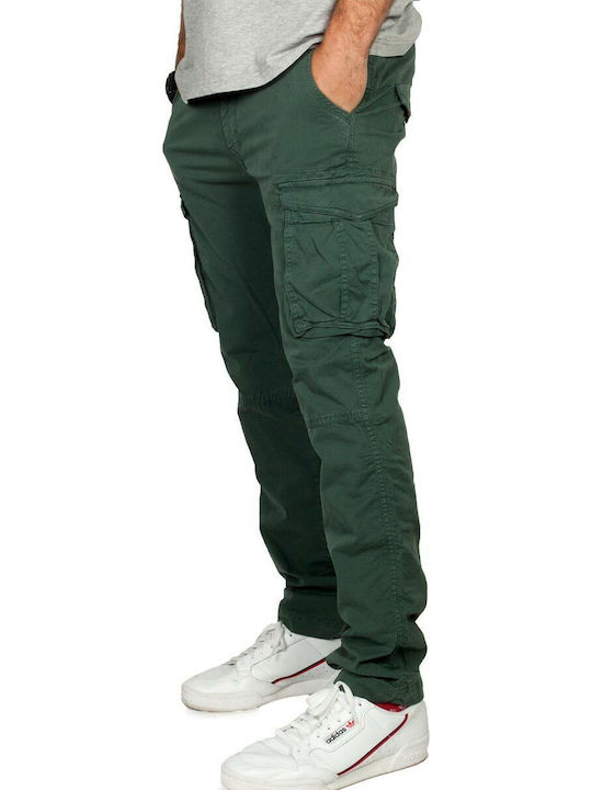 Scinn Cargo Παντελόνι Regular Tapered Pilot 122 Πράσινο Ανδρικό 122-98p-sp165-gn