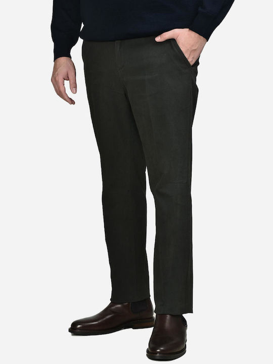 Pantaloni Bărbați Chino Curea Lexton 09.30 Basic Antracit