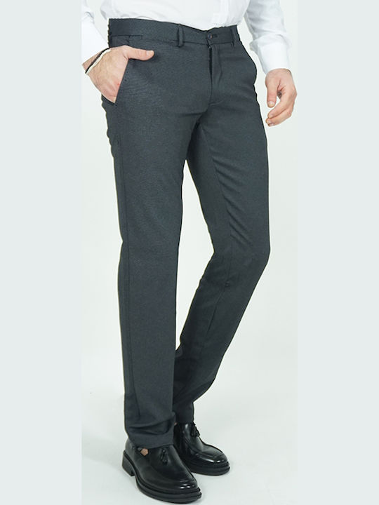 Italian Job Ανδρικό Βαμβακερό Παντελόνι Μπλε Slim Fit 725313/07p 90% Βαμβάκι 7% Πολυεστέρας 3% Λύκρα
