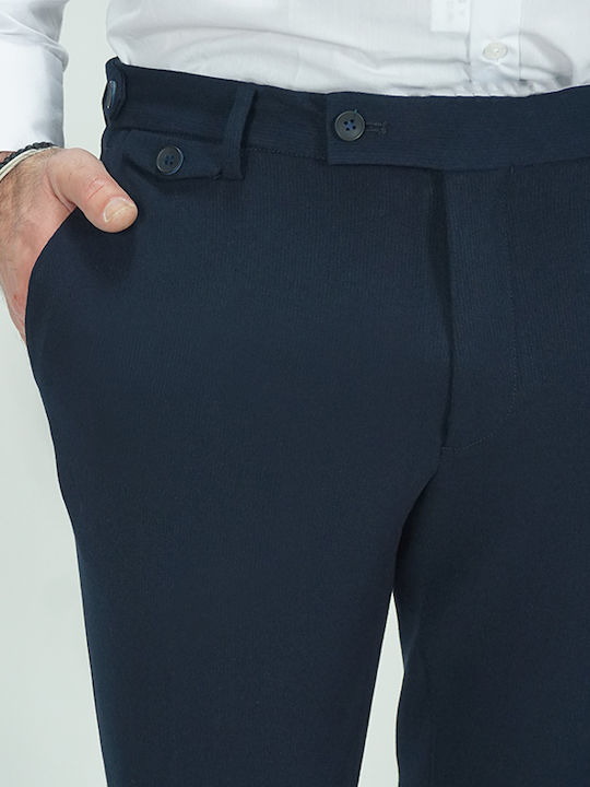Italian Job Ανδρικό Παντελόνι Σκούρο Μπλε Slim Fit 25705 09 2p 68% T 29% R 3% Sp