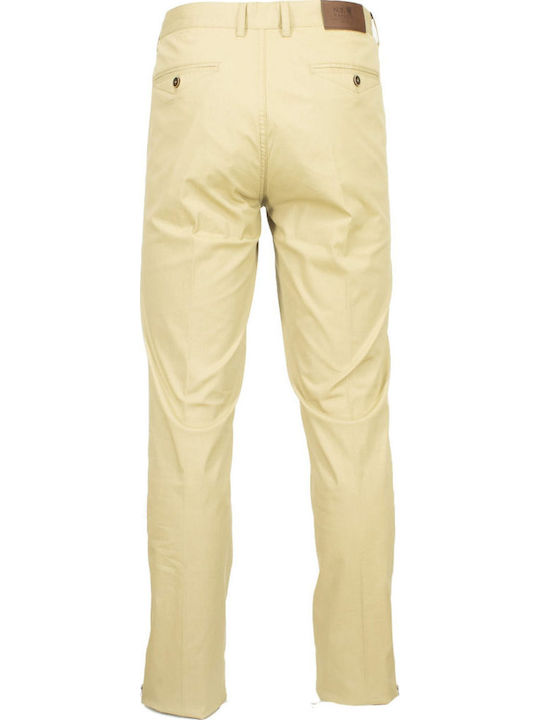 New York Tailors Ανδρικο Παντελονι Chinos Regular Ανοιχτο Μπεζ Neira-lt Beige