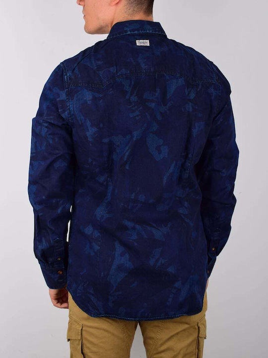 Petrol Shirt M M M-ss15-shl420.13 Dark Vintage