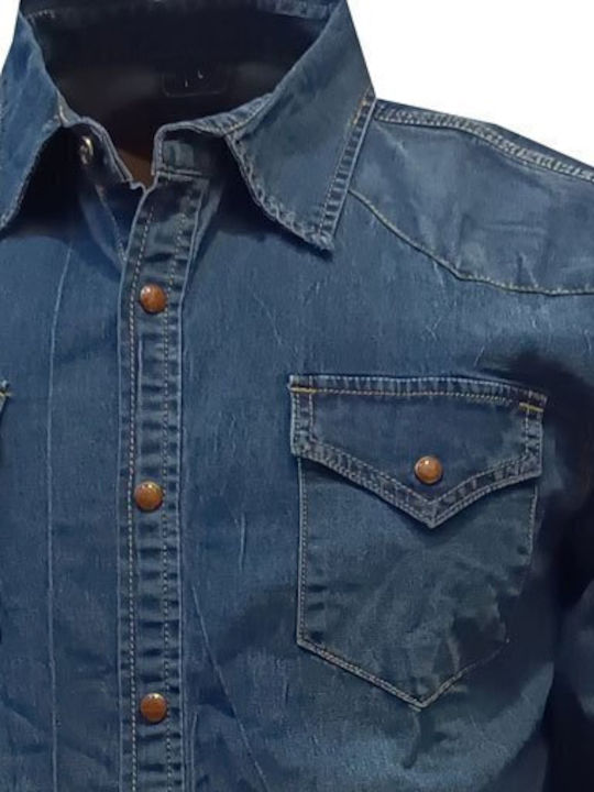 Luciano Faketti Denim Shirt Jean Luciano Faketti Blue