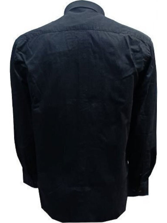 Luciano Faketti Shirt Cotton 100% Flannel Winter Luciano Faketti Black