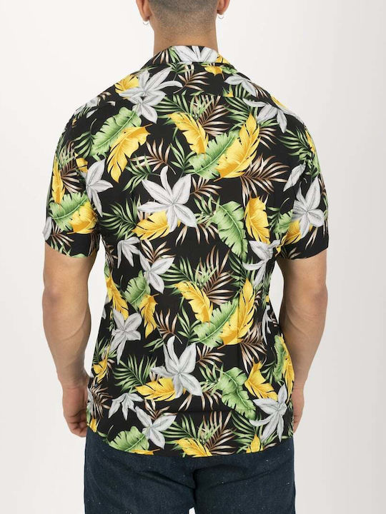Artisti Italiani Shirt Short Sleeve Multicolour Floral Pattern Regular Fit Ai18548/brn..1