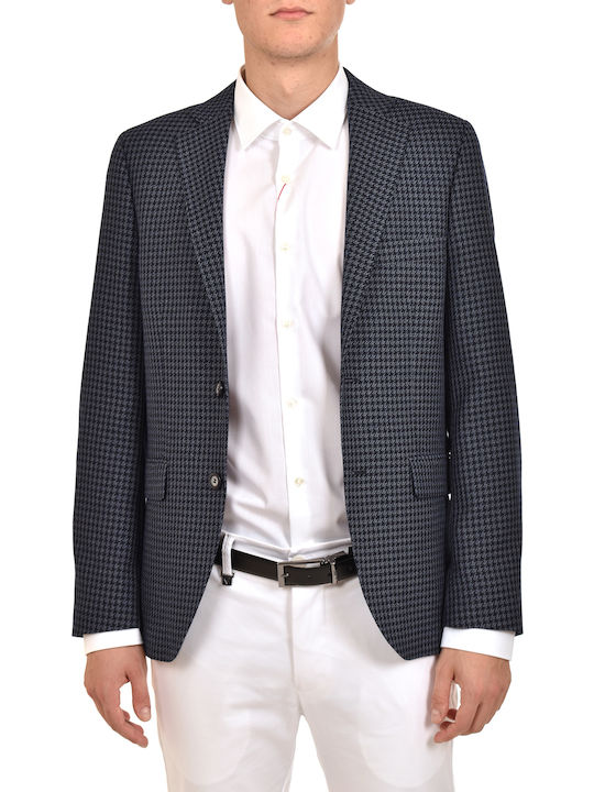 Bizzaro Blazer Pied De Poule 775/2-dk Blue White Μπλε/άσπρο 4124.414-20