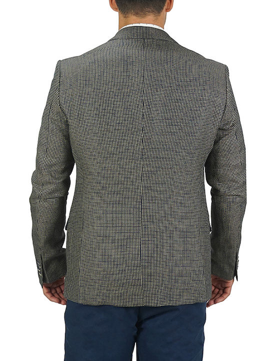 Italian Job Men’s Linen Jacket Beige Slim Fit 813573/02 55% Linen 45% Rayon