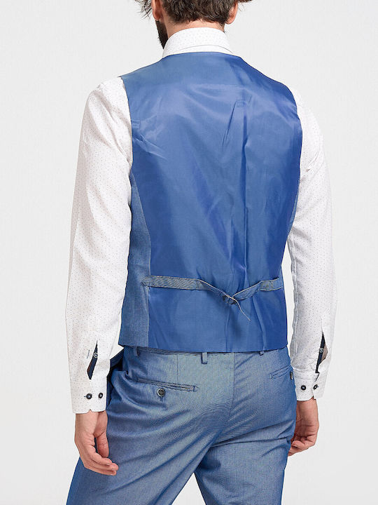 Roberto Fabiani Herrenweste Ss30099-27gil Hellblau