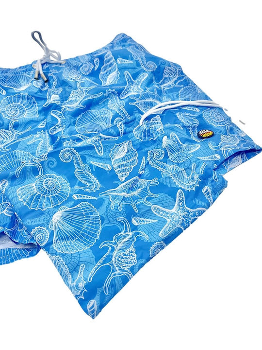 Cayos Swim Blau Herren-Bademode-Shorts Ostraeide Orestes 9115