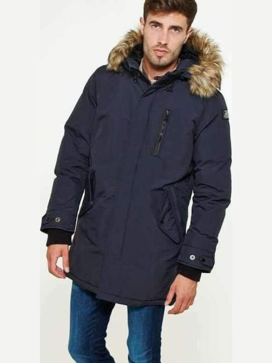Schott Nyc M53x Parkas Jacket Navy