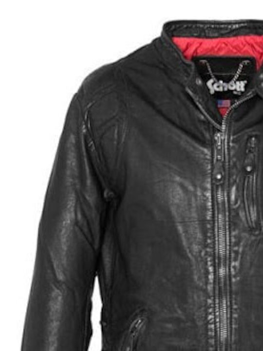 Μπουφαν Δερμάτινο Leather Jacket Lambskin Black Lc5402