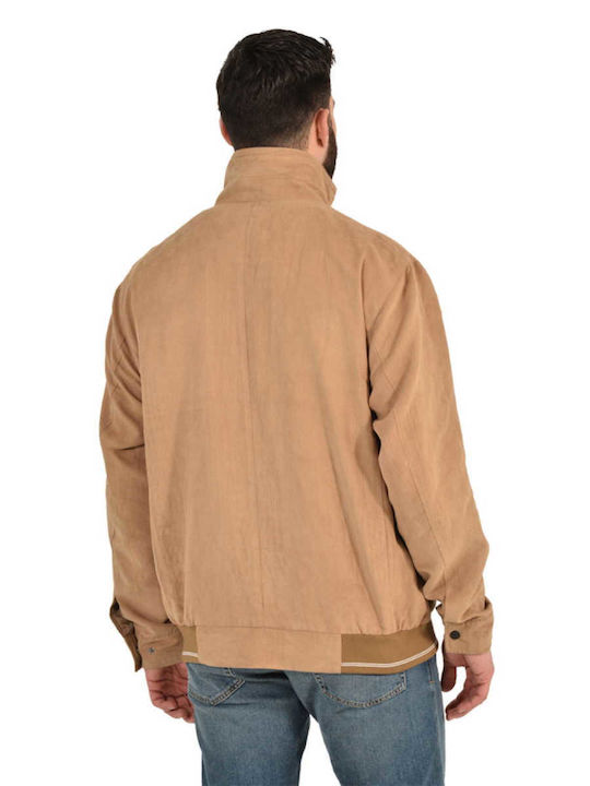 Ανδρικό Μπουφάν Jacket Alcantara Castor 1674 Mπez