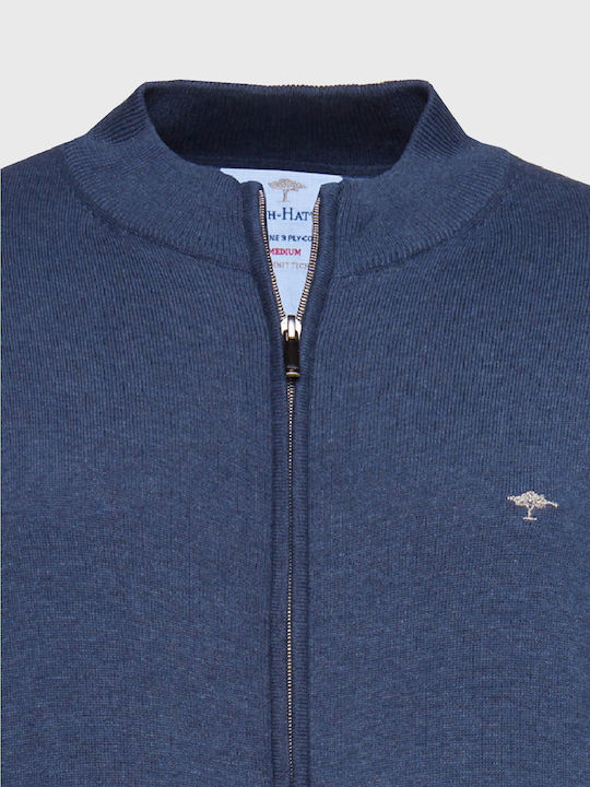 Fynch Hatton Ζακέτα Σειράς Cardigan Zip Sfpk212 680 Night Fynch Hatton Ζακέτα Σειράς Cardigan Zip Sfpk212 680 Night