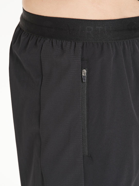 Virtus Σορτς Dylan M 2-in-1 Stretch Shorts 1001 Black