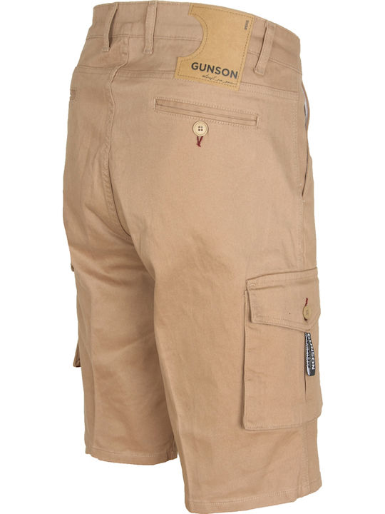 Gunson95277 Übergröße Große Größen Herren Shorts Beiges