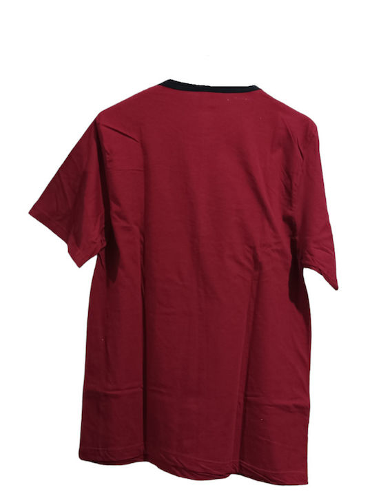 Billy Men's Summer Pyjamas B525 Burgundy