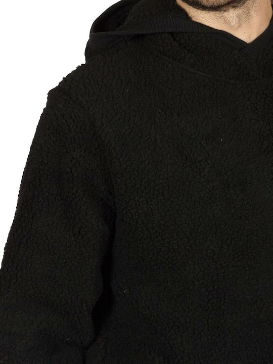Anerkjendt Akalec Borg Sweatshirt Hood Black Men's 9519716-blk