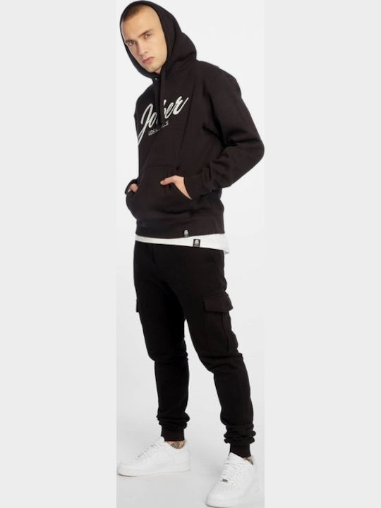 Joker Brand Script Hoodie Black Joker Joker Brand Black Jb2276blk